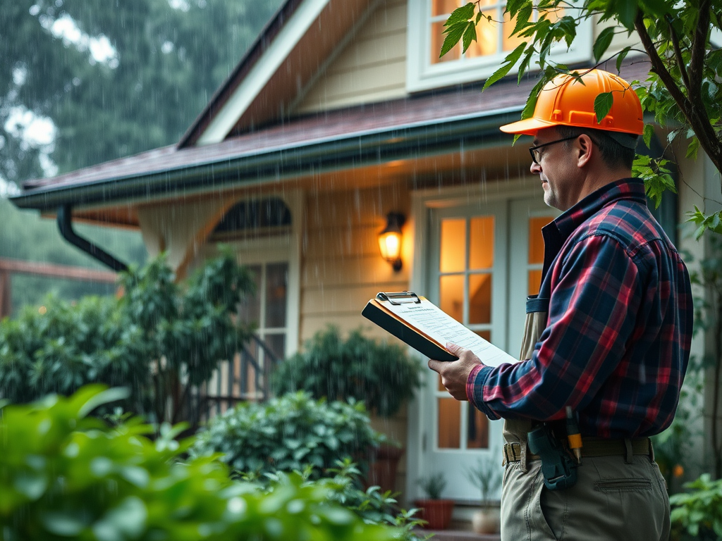 Why Wet, Rainy Weather Is the Best Time for a Home Maintenance Inspection