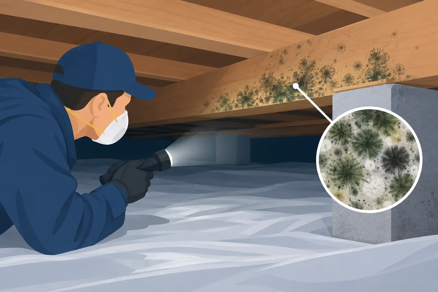 A Mold Contamination Case Study in a Crawlspace