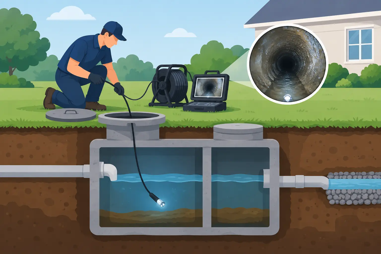 What a Septic Camera Inspection Can Reveal